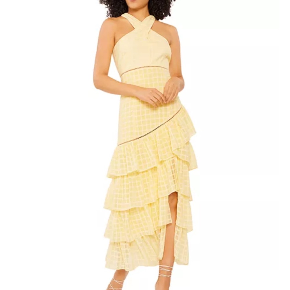 Likely Yellow Plaid Dress
